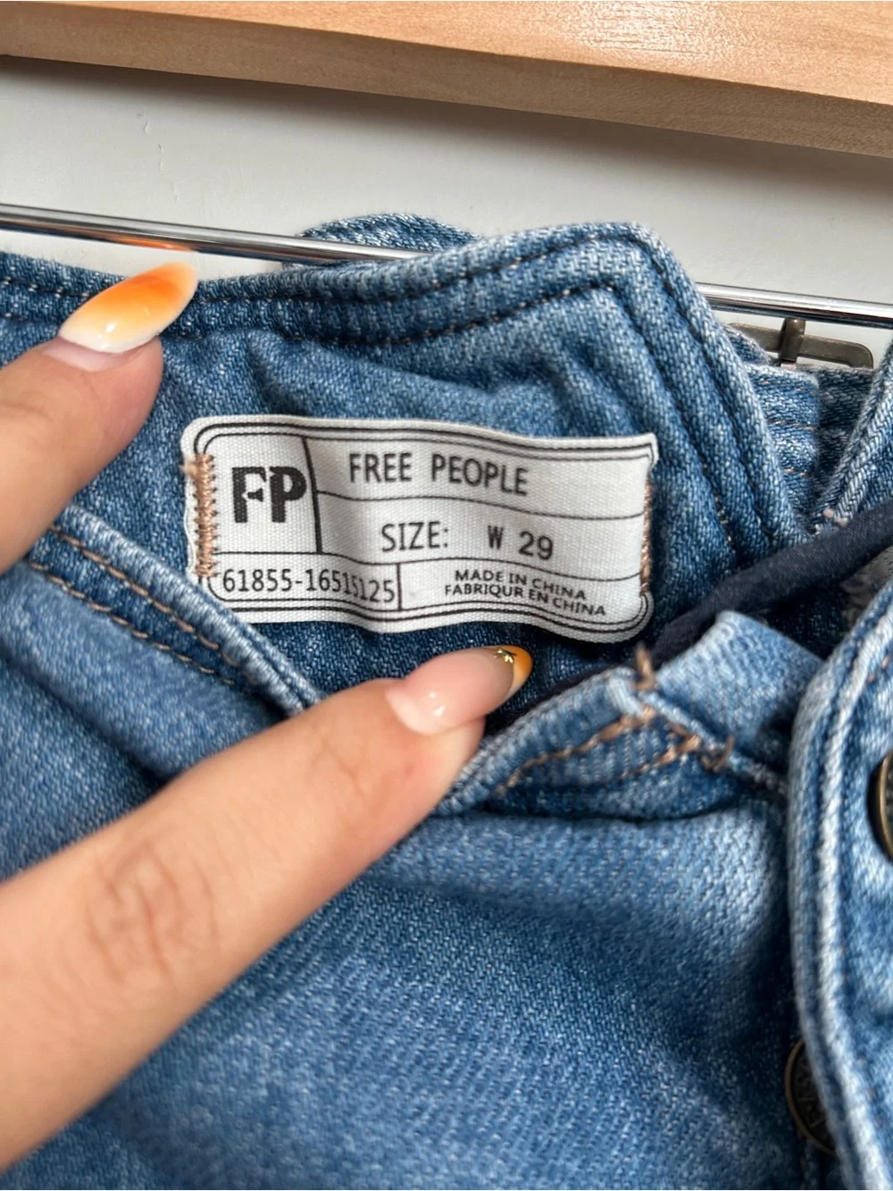 Free People Denim Wide Leg Jeans